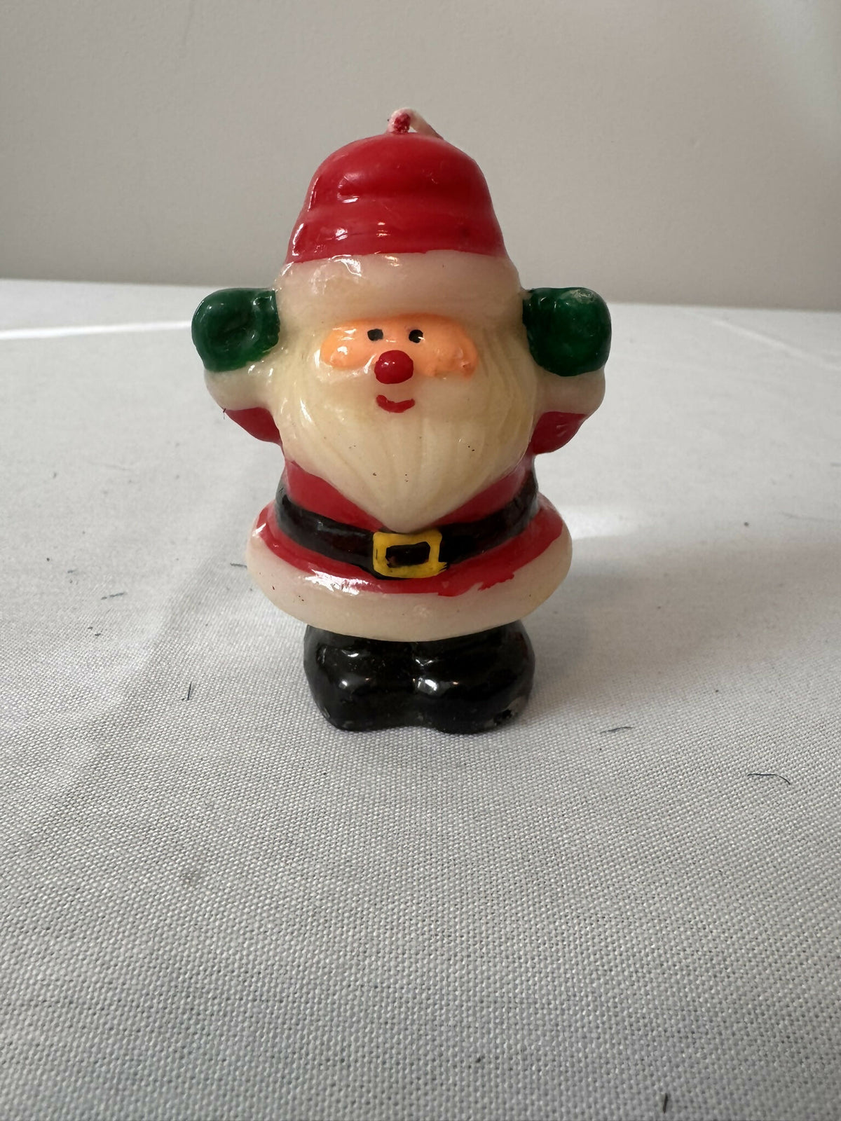 1950s Wax Santa Candle