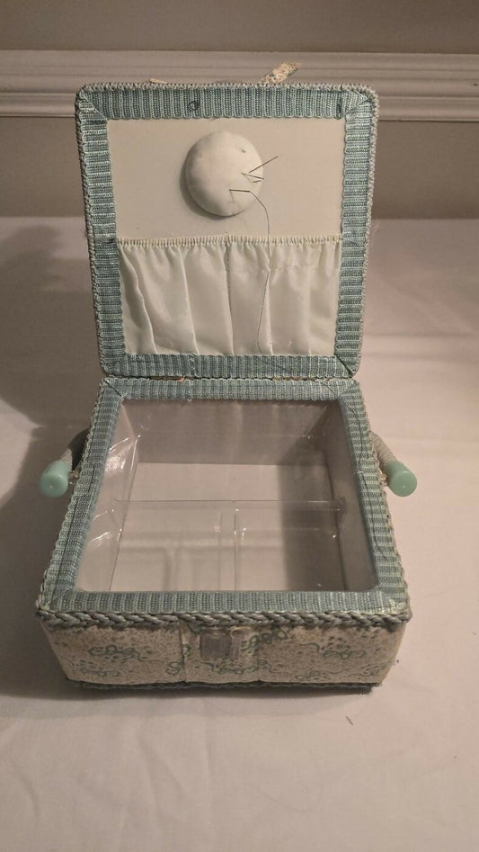 Vintage Woven Sewing Box