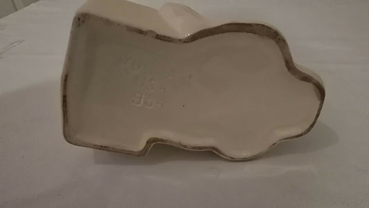 1940s Hull Pottery Lady with Basket Planter