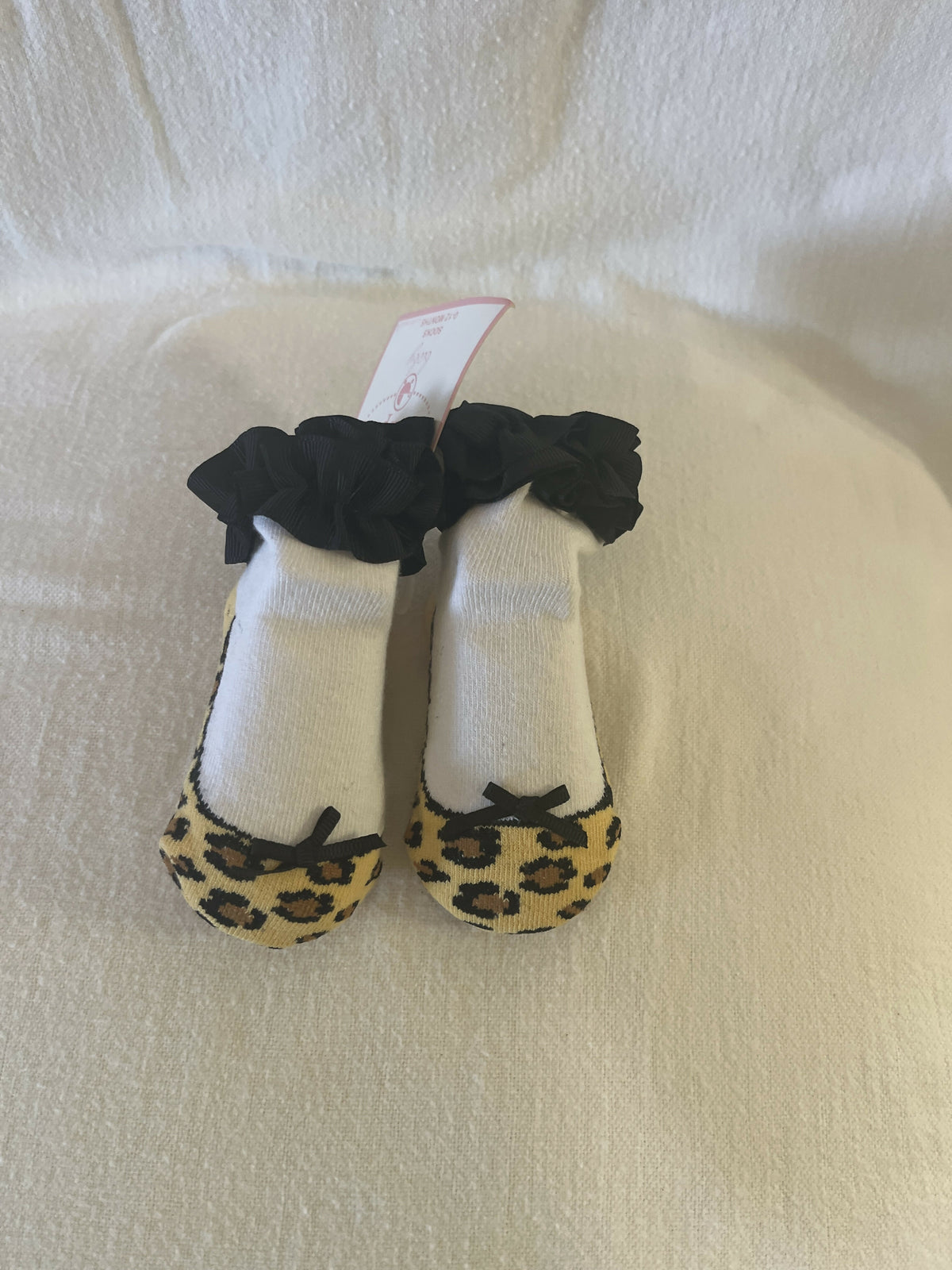Mud pie baby cheetah socks