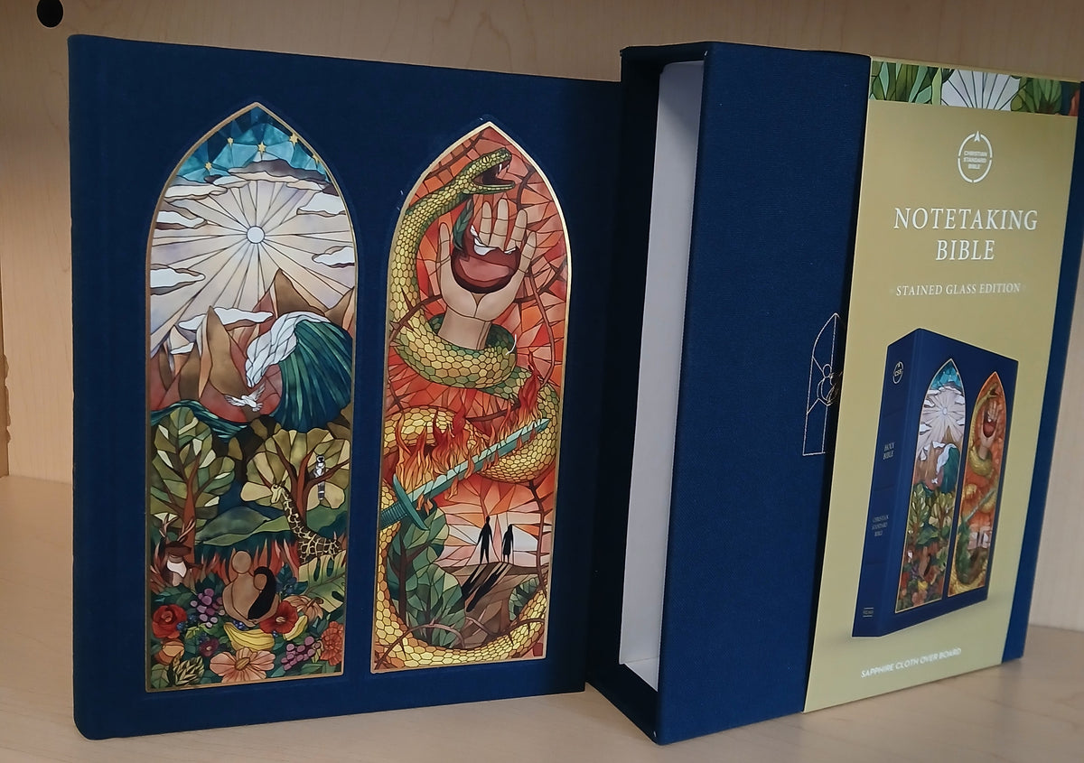 Note Taking Bible - CSB translation Stained Glass Edition