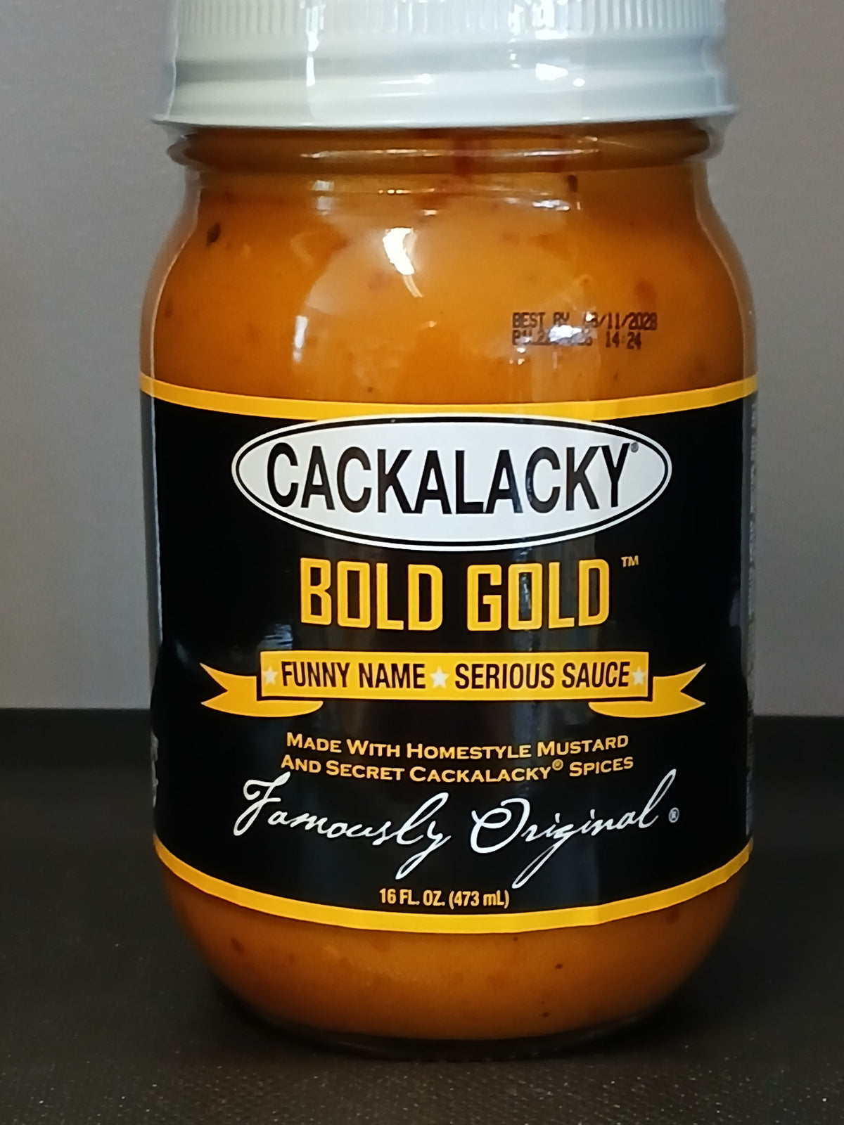 Cackalacky Bold Gold Mustard Sauce