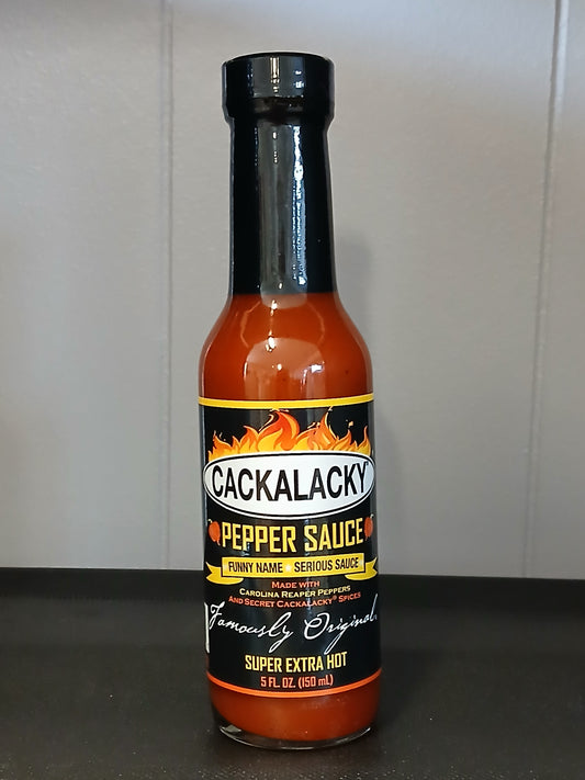 Cackalacky Super Hot Pepper Sauce