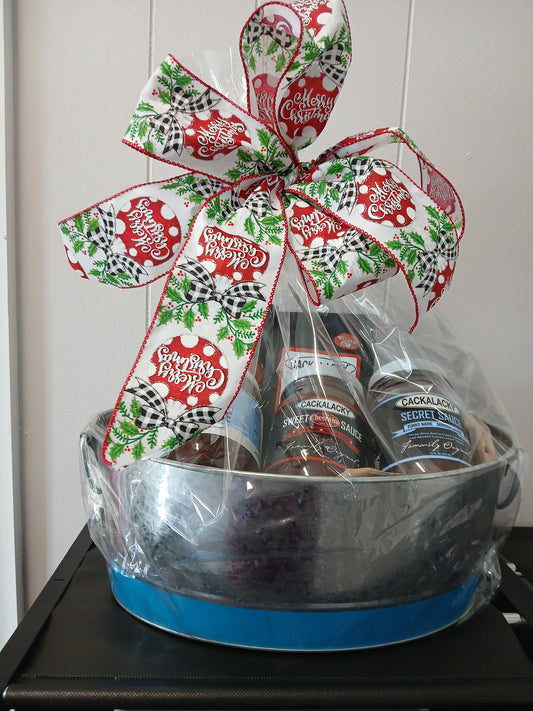 Christmas Gift Basket--Cackalacky Products
