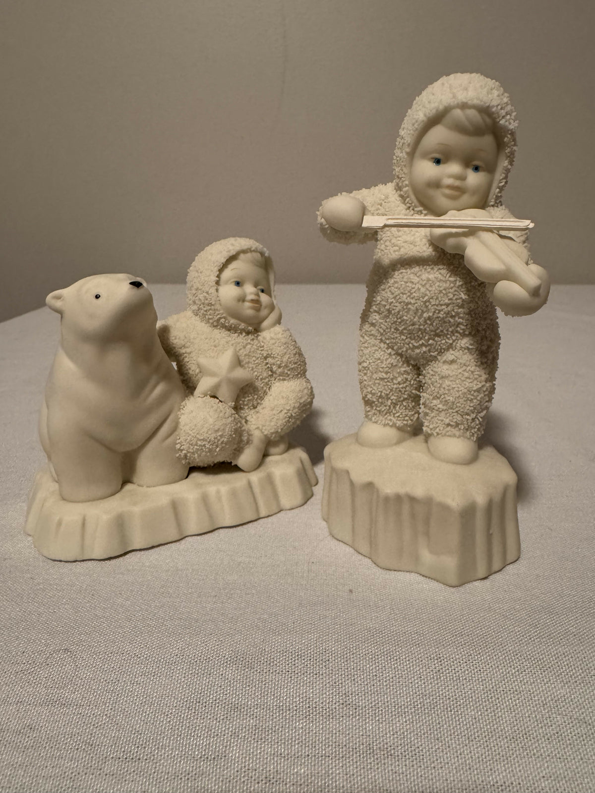 "You Are My Lucky Star" Dept 56 Snowbaby (set of 2)