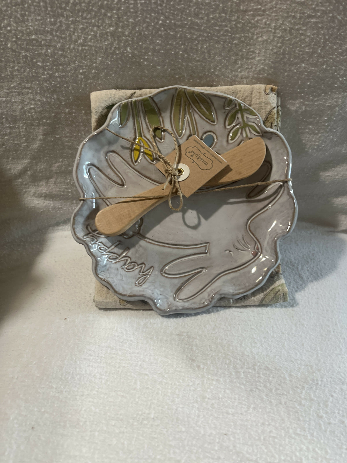 Mud pie, jumping bunny plate set