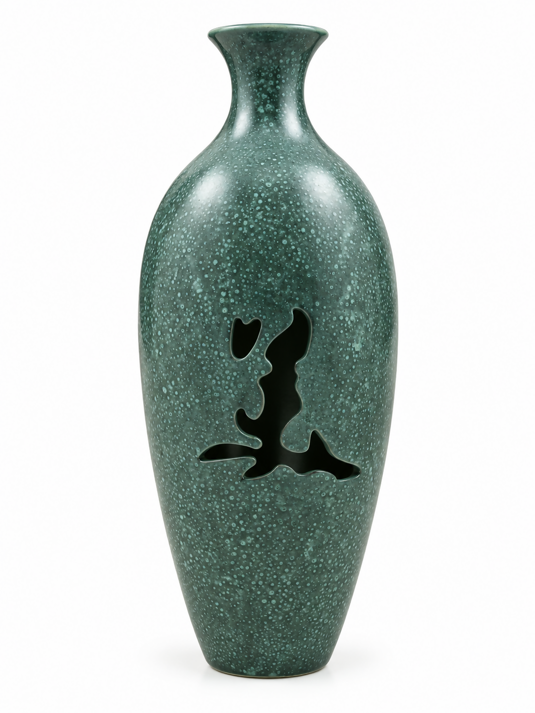 Enesco asian teal vase