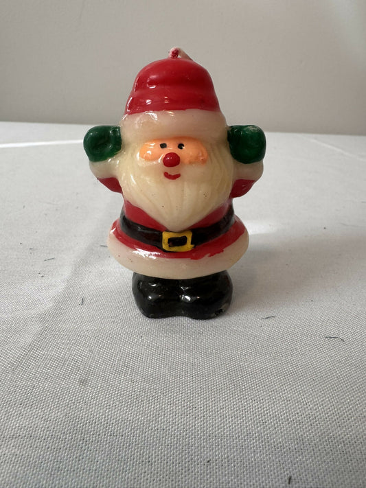 1950s Wax Santa Candle