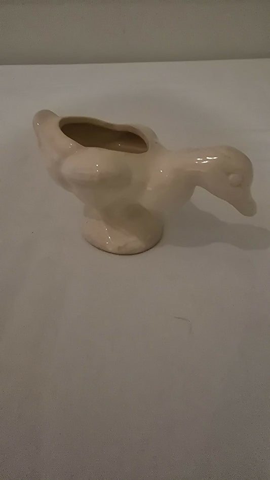 Small Ceramic Duck Planter