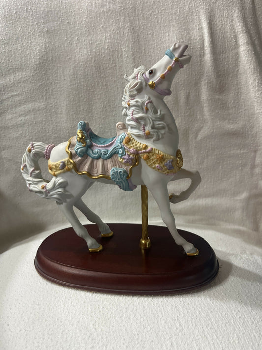 Seaside carousel horse