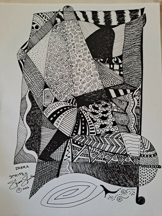 Zebra Stripes - Art