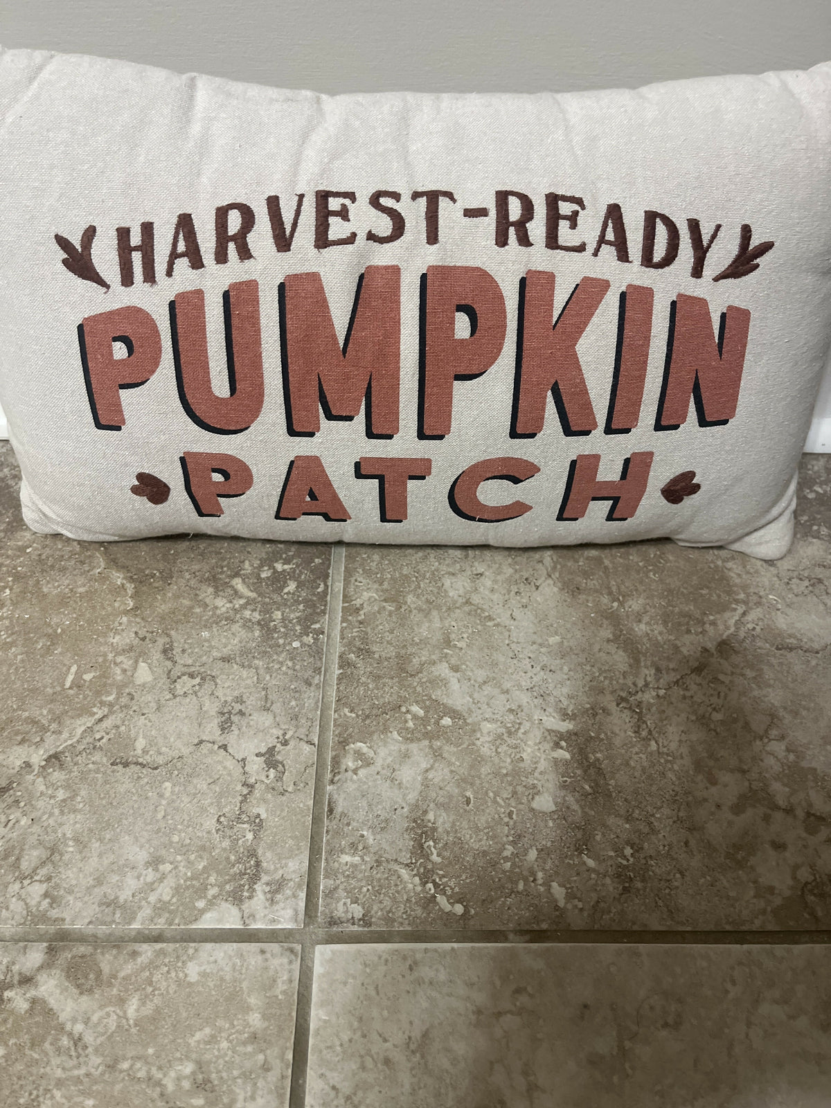 Pumpkin patch pillow