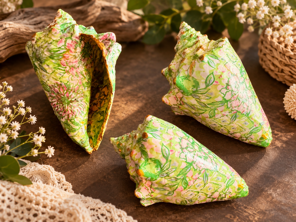 Shell green print