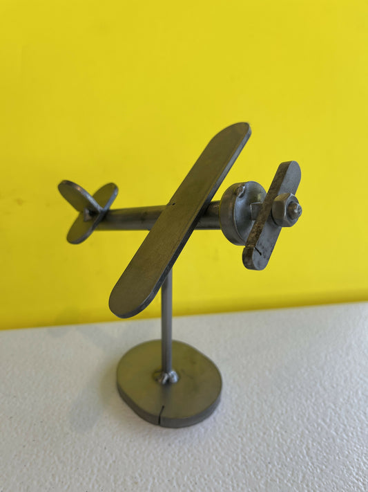 Airplane on stand