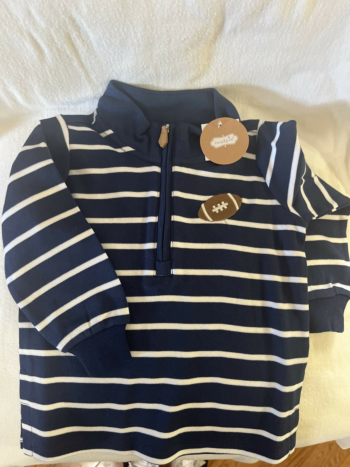 Mud Pie football shirt