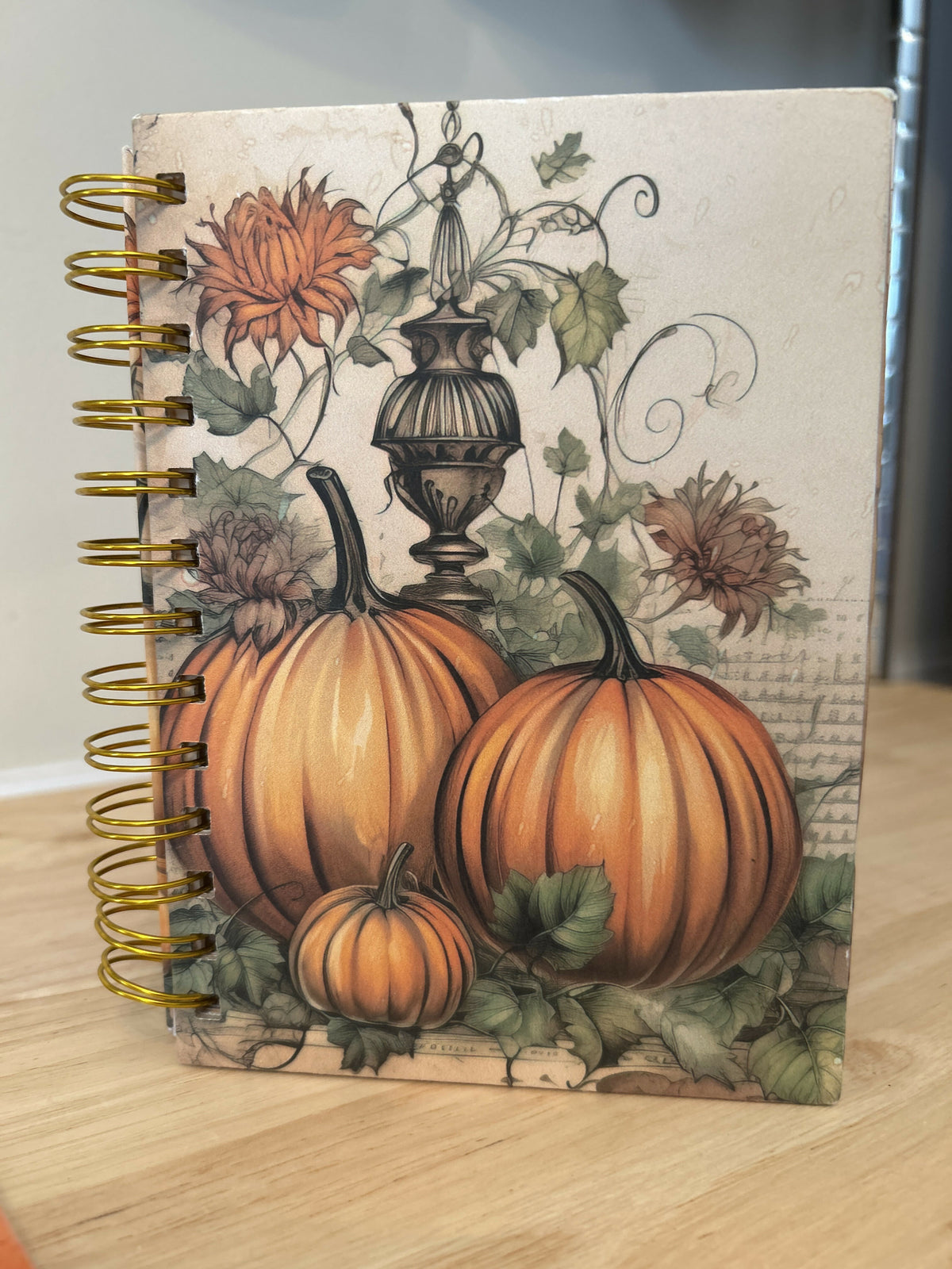 Vintage Pumpkin Notebook