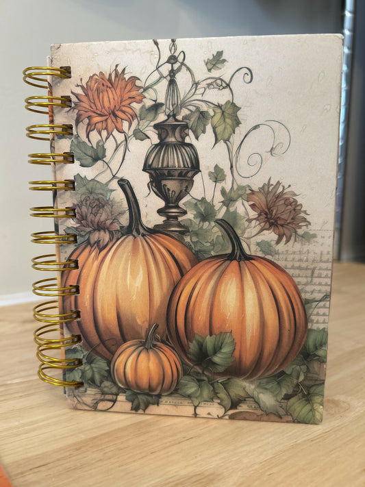 Vintage Pumpkin Notebook