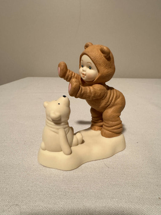 "Dressed-As A Teddy Bear" Retired Dept 56 Snowbaby