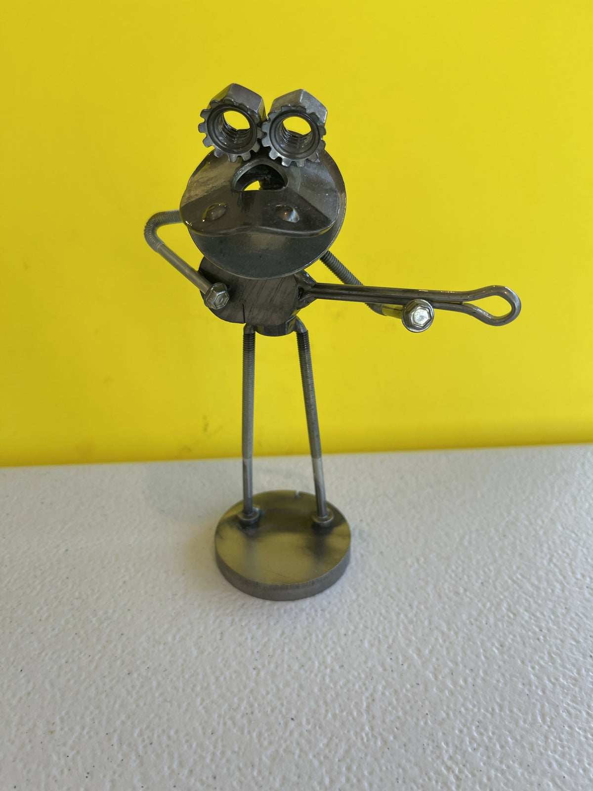 Guitar with frog face