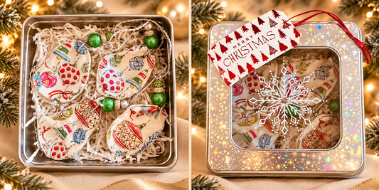 Ornament Set Silver Box