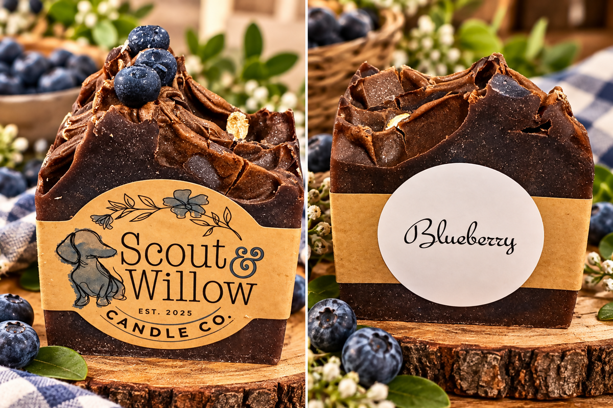 Soap Bar Blueberry