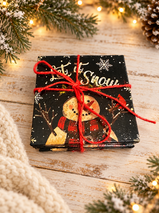 Coasters Let it Snow
