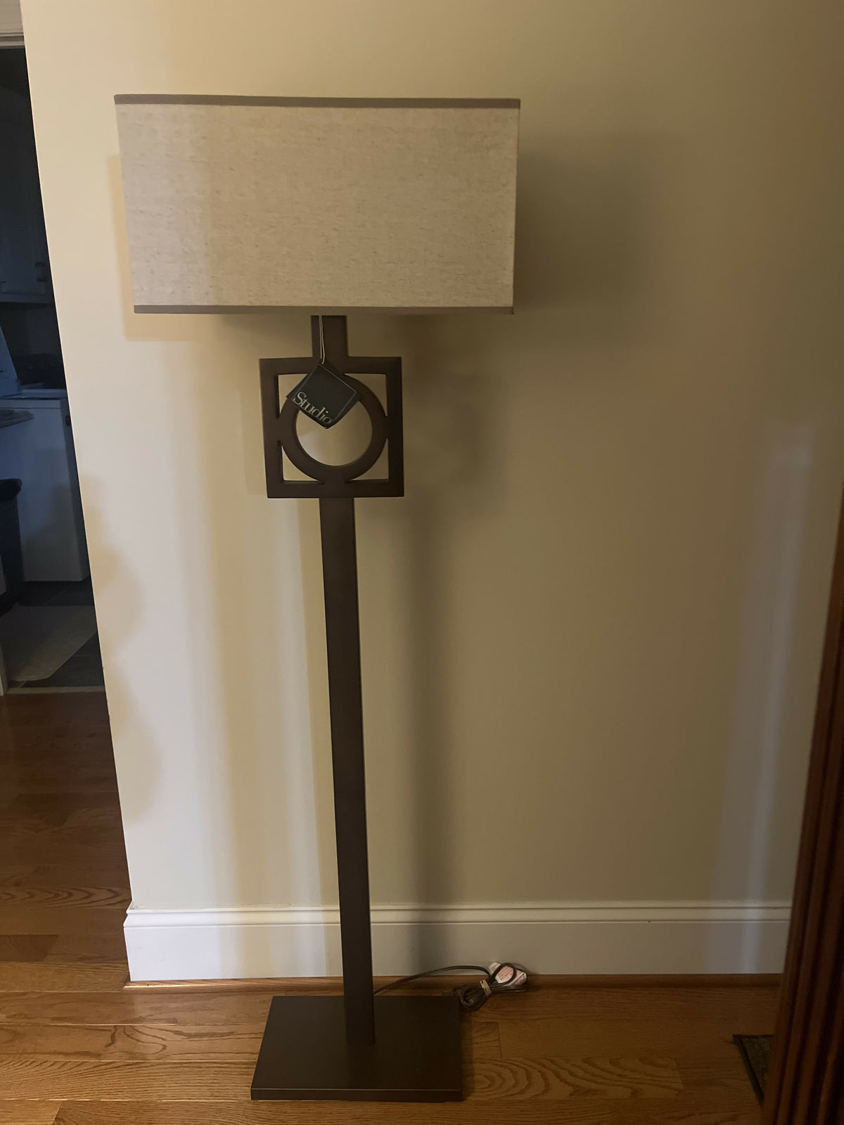 Bronze floor lamp