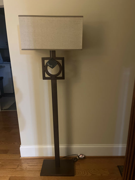 Bronze floor lamp