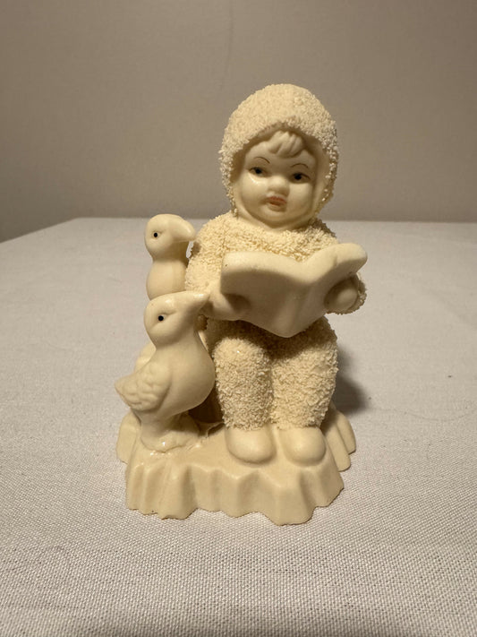 "Read Me A Story" Retired Dept 56 Snowbaby