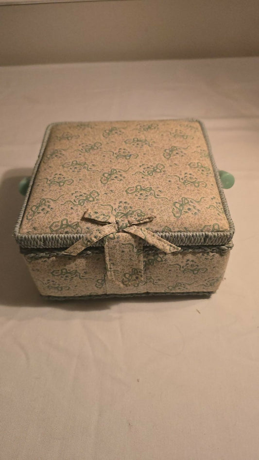 Vintage Woven Sewing Box
