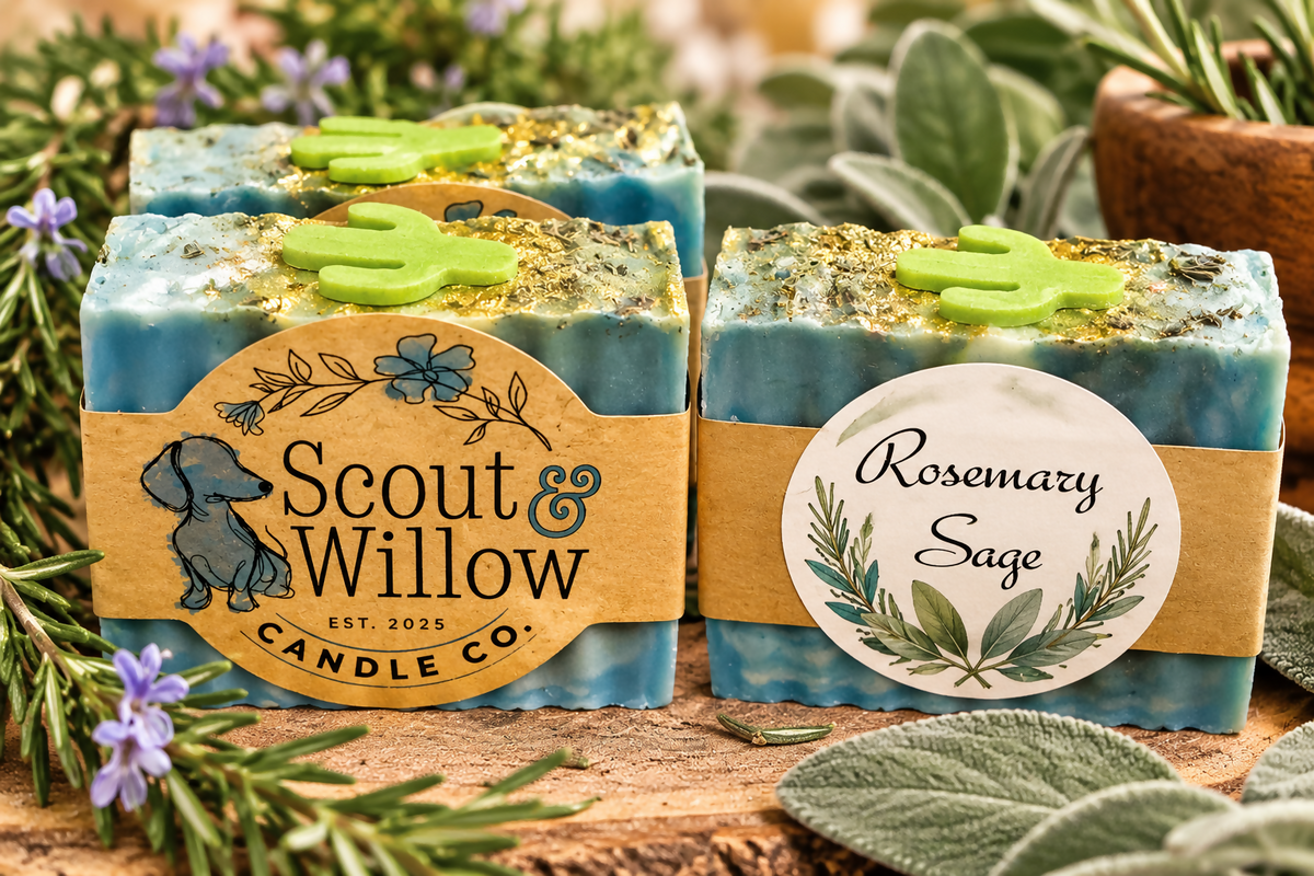 Soap Rosemary Sage Cactus Top