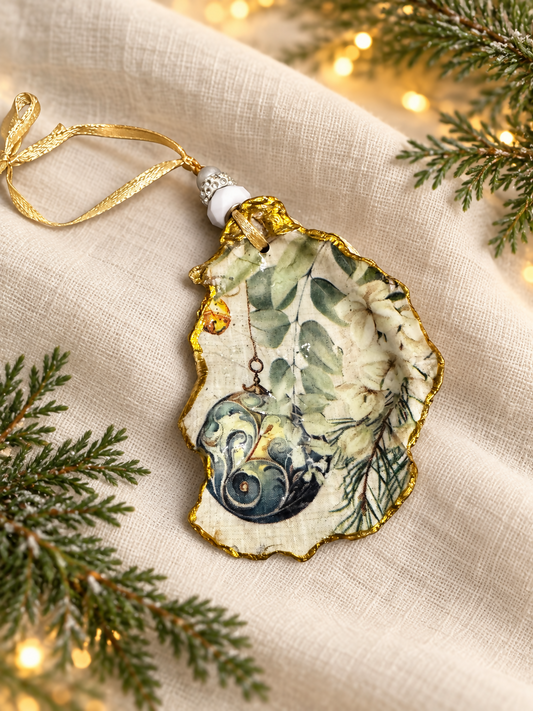 Ornament Blue Gold