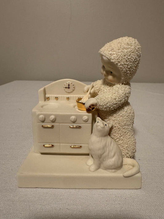 "I'm Cooking Christmas Treats" Retired Dept 56 Snowbaby