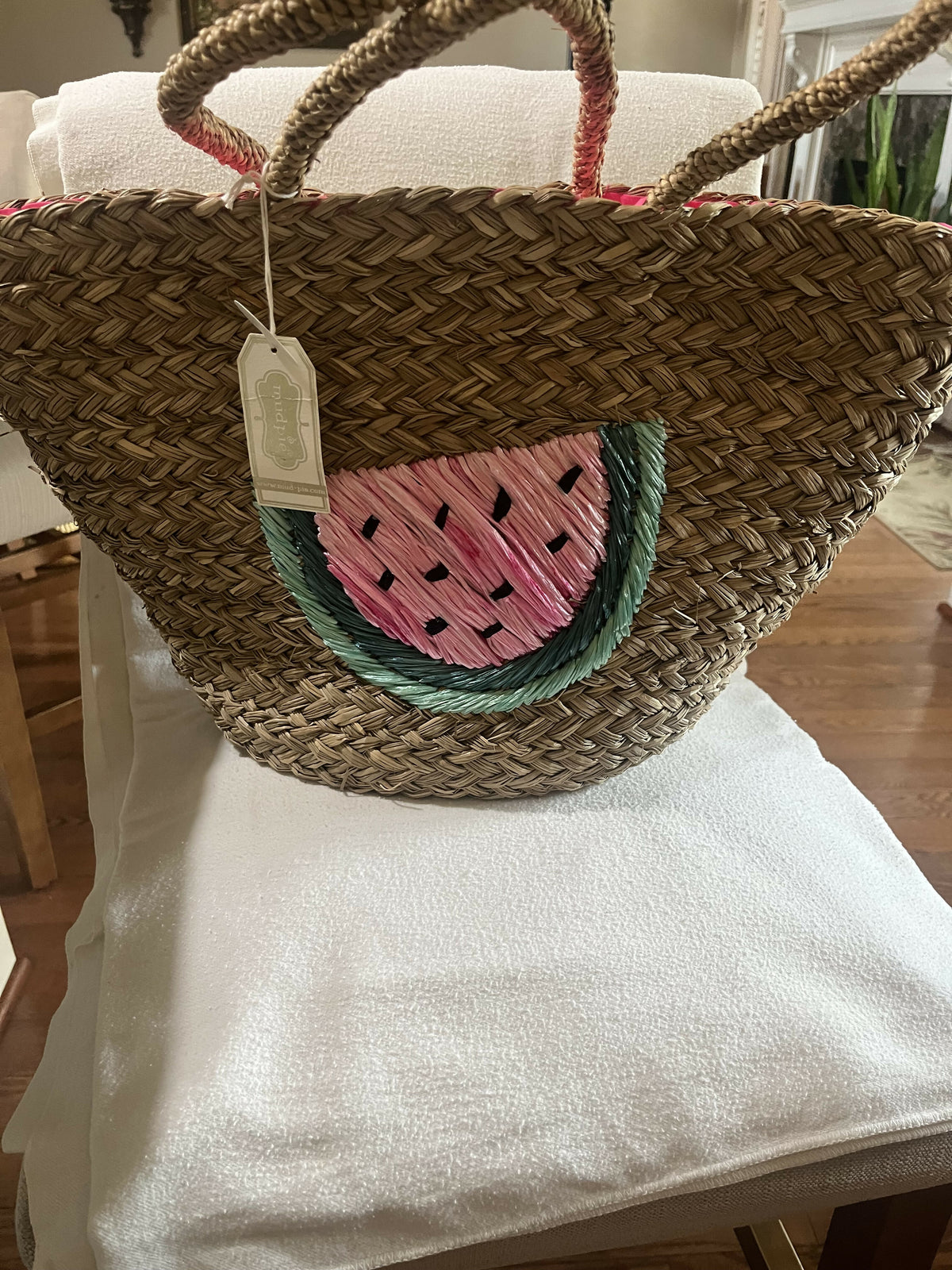 Mud pie watermelon tote
