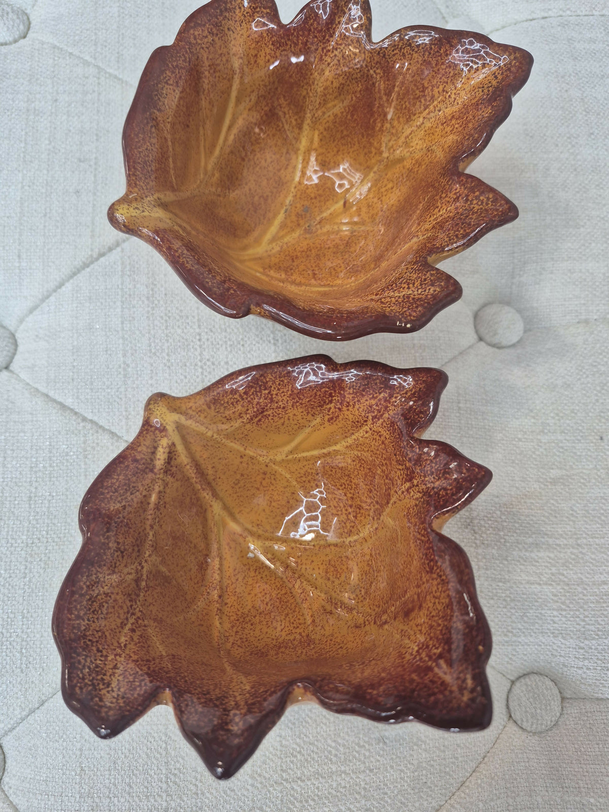 Ceramic Leaf Bowls
