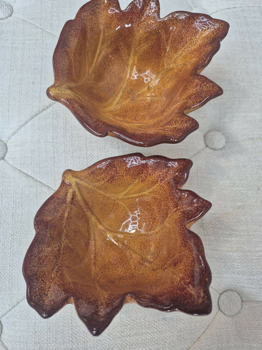 Ceramic Leaf Bowls